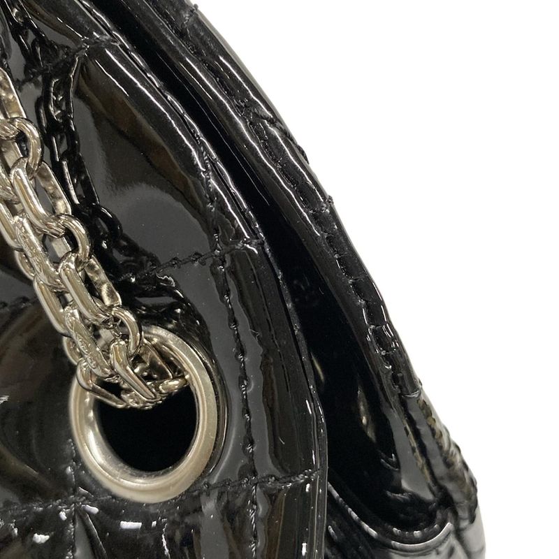 Chanel Shoulder Bag Mademoiselle Beauring Bag Black Chain Shoulder/silver