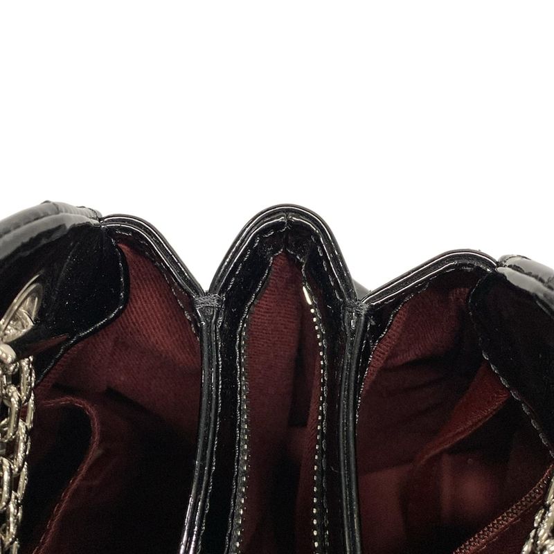 Chanel Shoulder Bag Mademoiselle Beauring Bag Black Chain Shoulder/silver