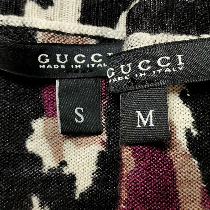 Gucci Ensemble Women - 284207 X8847 Black Ivory And Multi Silk Blend