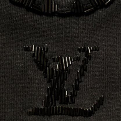 Louis Vuitton Tank Top Size M Women's - Black Beaded