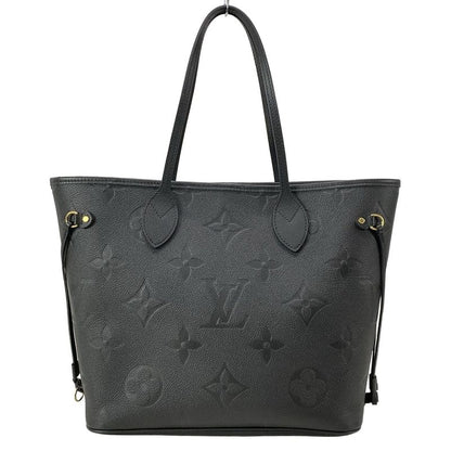 Louis Vuitton Monogram Empreinte Neverfull MM M45685 Noir Black Leather Tote
