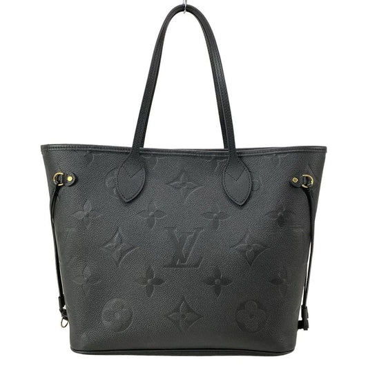 Louis Vuitton Monogram Empreinte Neverfull MM M45685 Noir Black Leather Tote