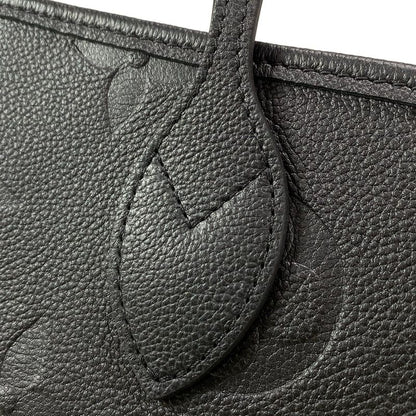 Louis Vuitton Monogram Empreinte Neverfull MM M45685 Noir Black Leather Tote