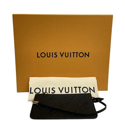 Louis Vuitton Monogram Empreinte Neverfull MM M45685 Noir Black Leather Tote
