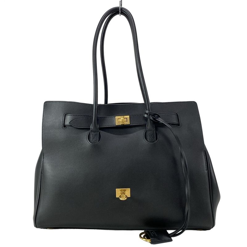Balenciaga Tote Bel Air Carryall Bag Medium 805481 Black