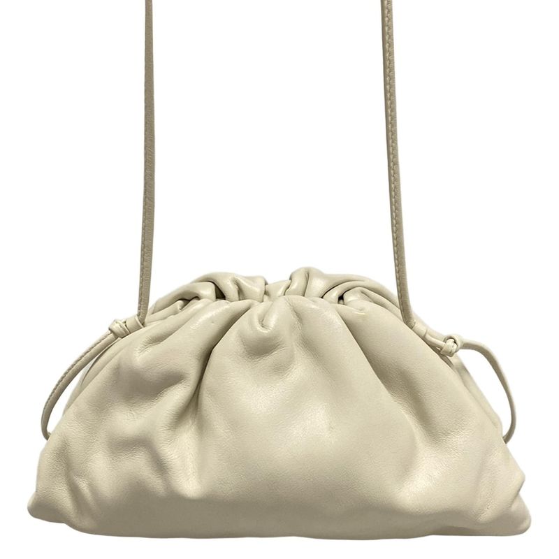 Bottega Veneta Shoulder Bag The Pouch White Leather