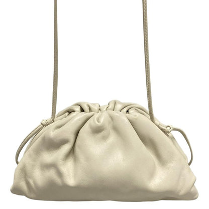 Bottega Veneta Shoulder Bag The Pouch White Leather