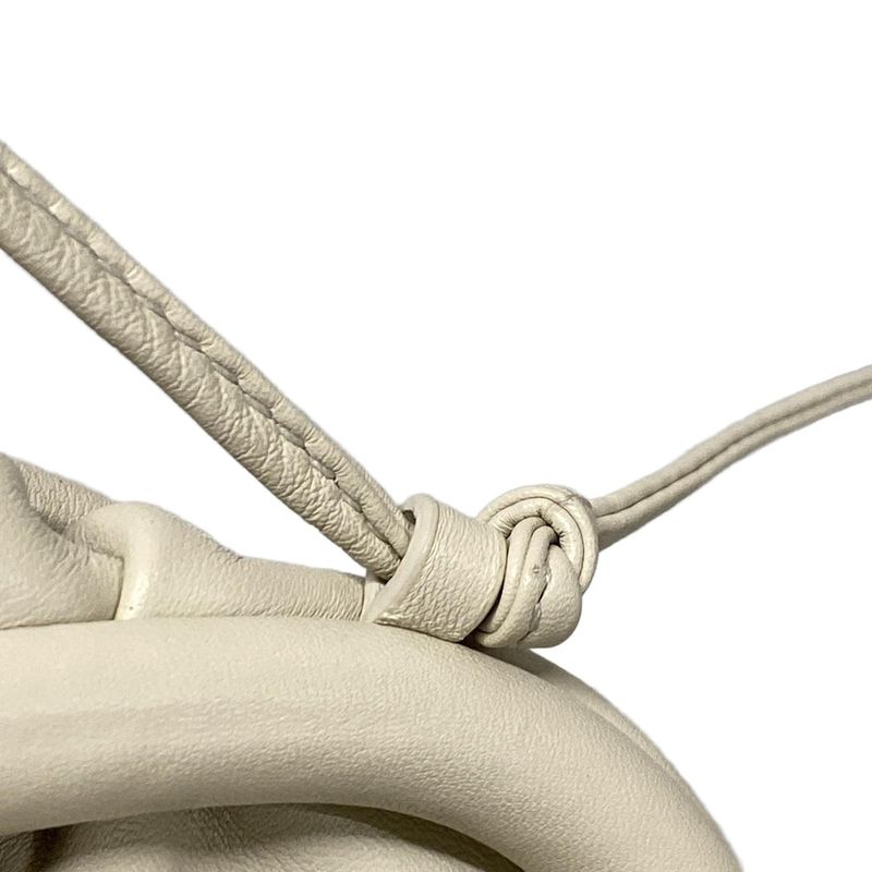 Bottega Veneta Shoulder Bag The Pouch White Leather