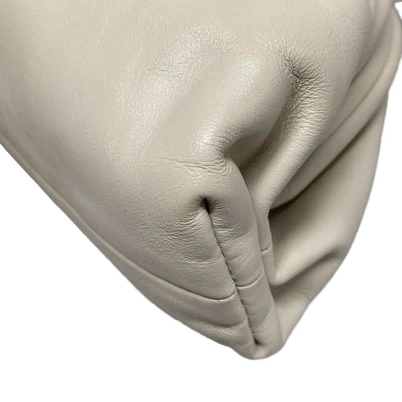 Bottega Veneta Shoulder Bag The Pouch White Leather