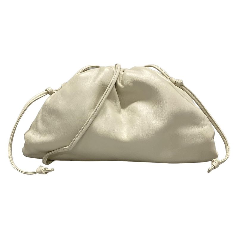 Bottega Veneta Shoulder Bag The Pouch White Leather