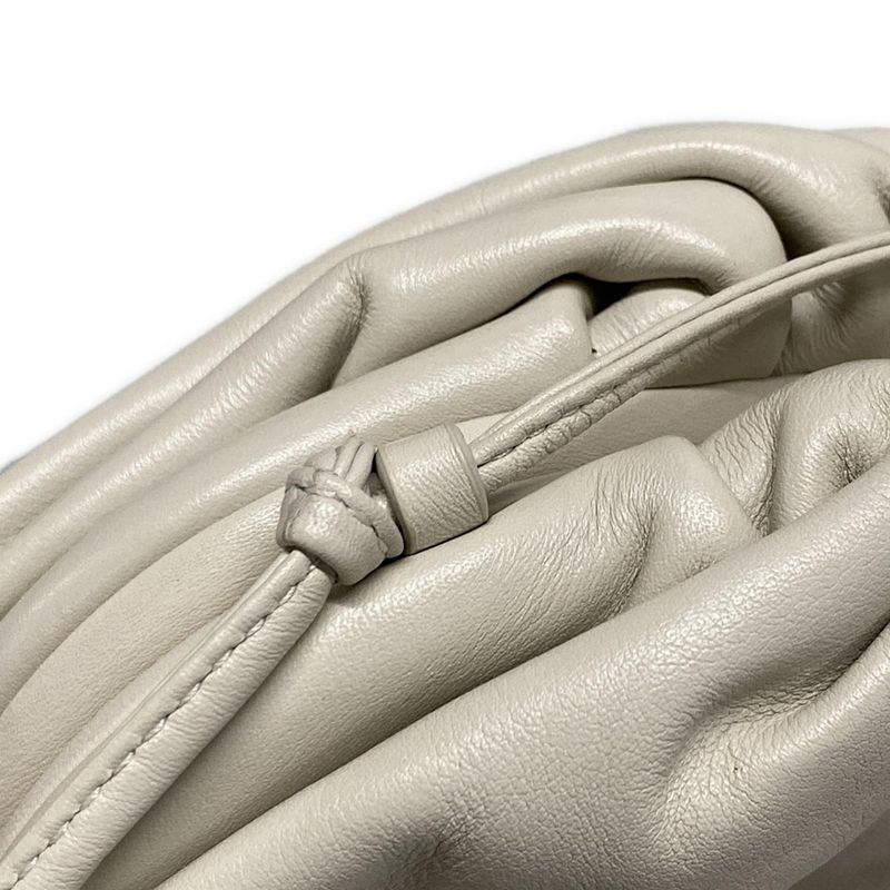 Bottega Veneta Shoulder Bag The Pouch White Leather