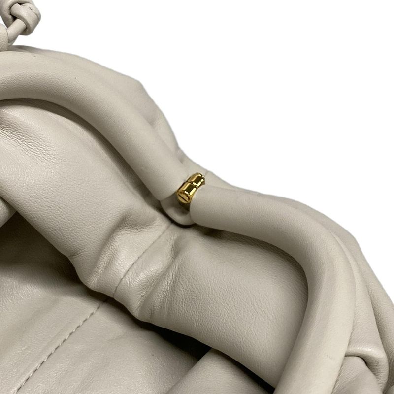 Bottega Veneta Shoulder Bag The Pouch White Leather