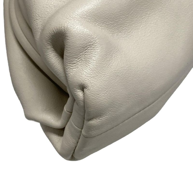 Bottega Veneta Shoulder Bag The Pouch White Leather