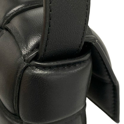 Bottega Veneta Shoulder Bag Padded Cassette Mini 716648 Black Lambskin