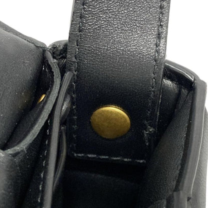 Bottega Veneta Shoulder Bag Padded Cassette Mini 716648 Black Lambskin