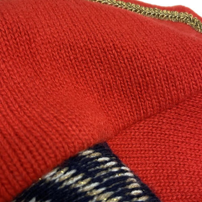 Gucci Cardigan Size S Women - 553505-xkaiv Beige Dark Navy And Red Long Sleeves