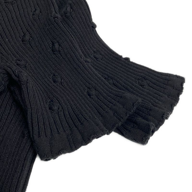 Chanel Short Sleeved Cut And Sewn Size 34 S Women - P79128 Black Crew Neck/coco-