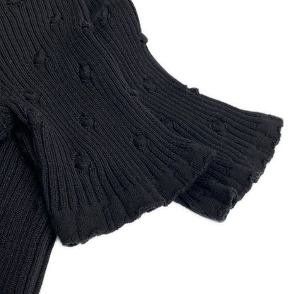 Chanel Short Sleeved Cut And Sewn Size 34 S Women - P79128 Black Crew Neck/coco-