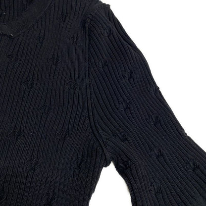 Chanel Short Sleeved Cut And Sewn Size 34 S Women - P79128 Black Crew Neck/coco-