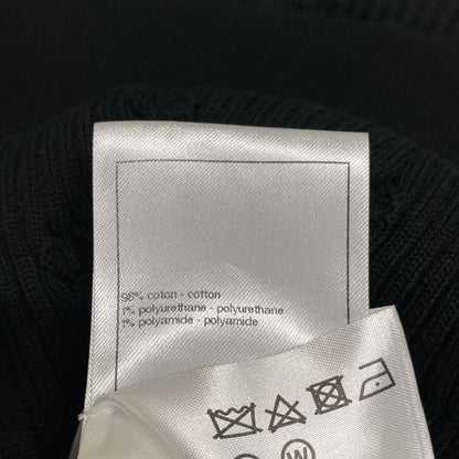 Chanel Short Sleeved Cut And Sewn Size 34 S Women - P79128 Black Crew Neck/coco-