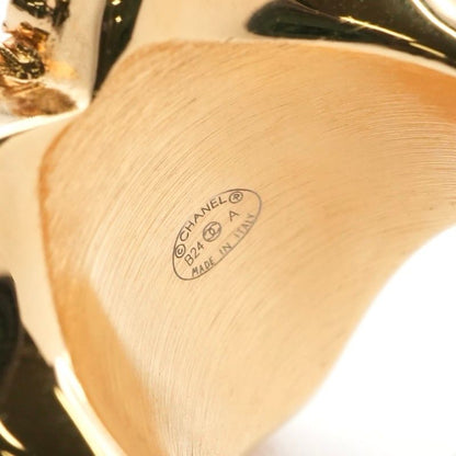 Chanel Ring Gold Coco Mark Heart Matelasse Rhinestone