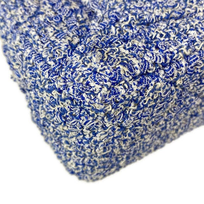 Chanel Shoulder Bag Mini Matelasse A69900 Blue And White Chain Shoulder /