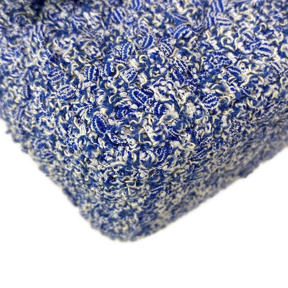 Chanel Shoulder Bag Mini Matelasse A69900 Blue And White Chain Shoulder /