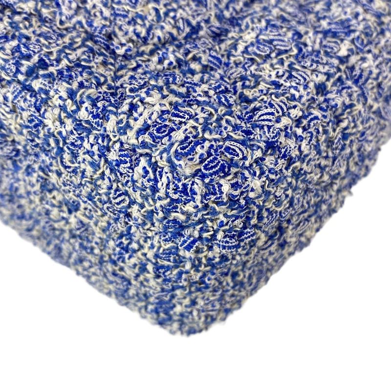 Chanel Shoulder Bag Mini Matelasse A69900 Blue And White Chain Shoulder /