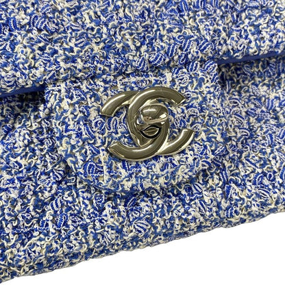 Chanel Shoulder Bag Mini Matelasse A69900 Blue And White Chain Shoulder /