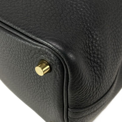 Hermes Handbag Picotin Lock PM Black Gold Hardware