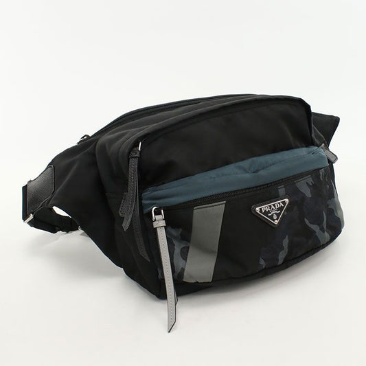 Prada Belt Bag 2vh038 Body Bag Nylon Men's