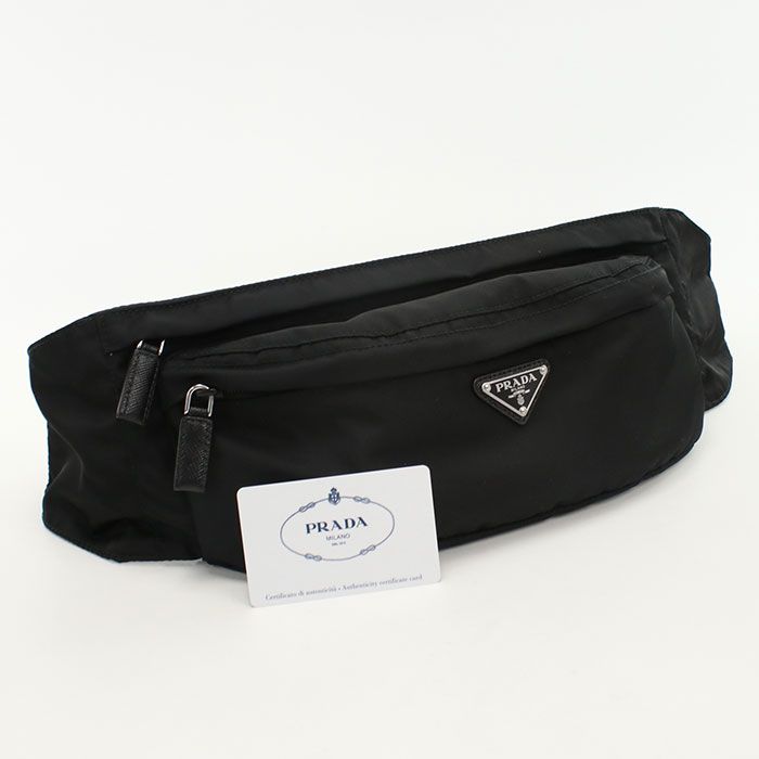 Prada Belt Bag 2vl132 Body Bag Nylon Men's