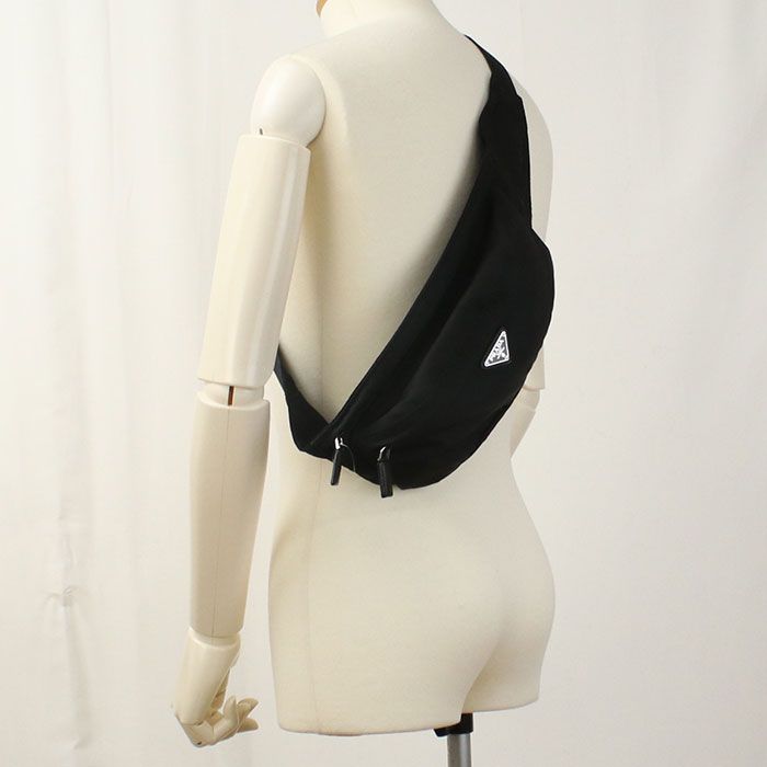 Prada Belt Bag 2vl132 Body Bag Nylon Men's