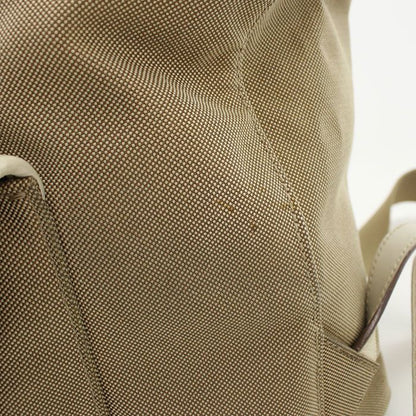 Prada Backpack Logo Jacquard Backpack Canvas Scuff Deuce