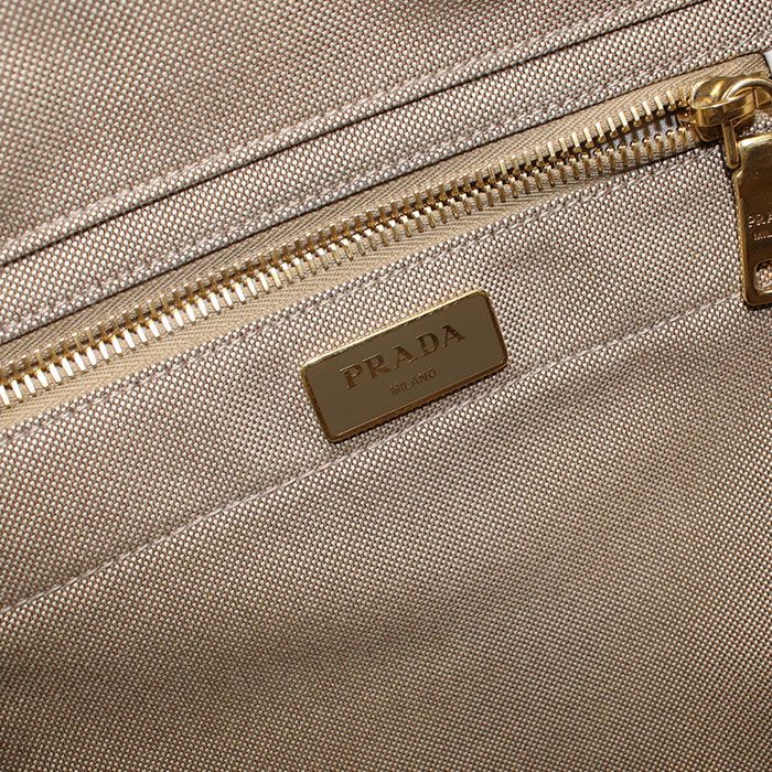 Prada Backpack Logo Jacquard Backpack Canvas Scuff Deuce