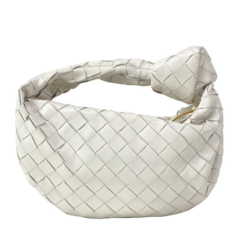 Bottega Veneta Handbag Mini The Jodie White Leather