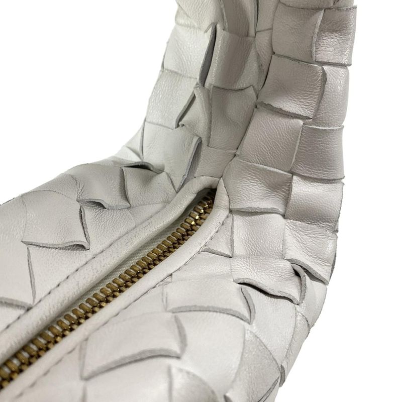 Bottega Veneta Handbag Mini The Jodie White Leather