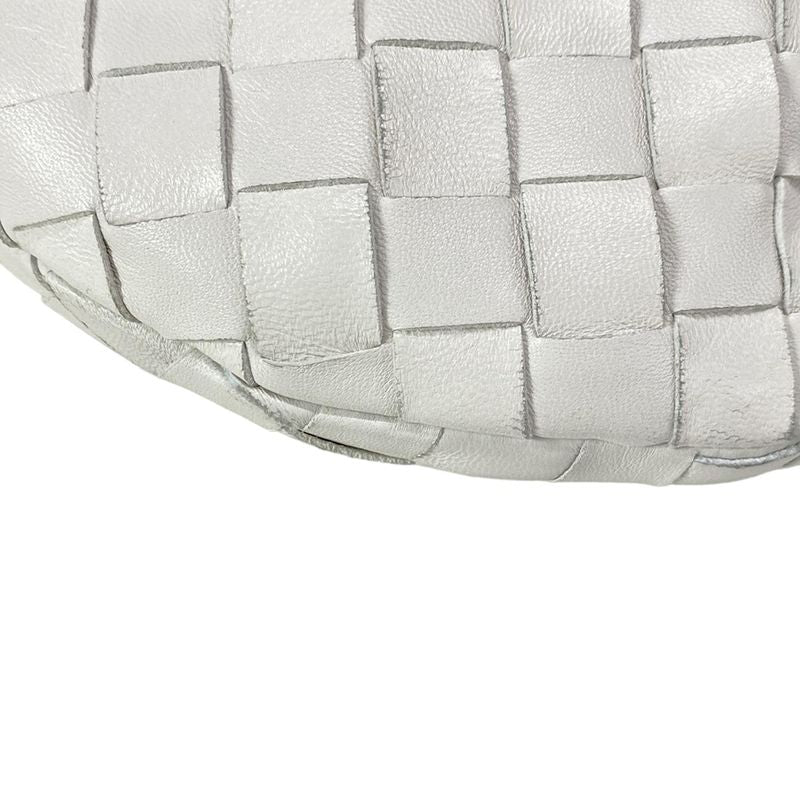 Bottega Veneta Handbag Mini The Jodie White Leather