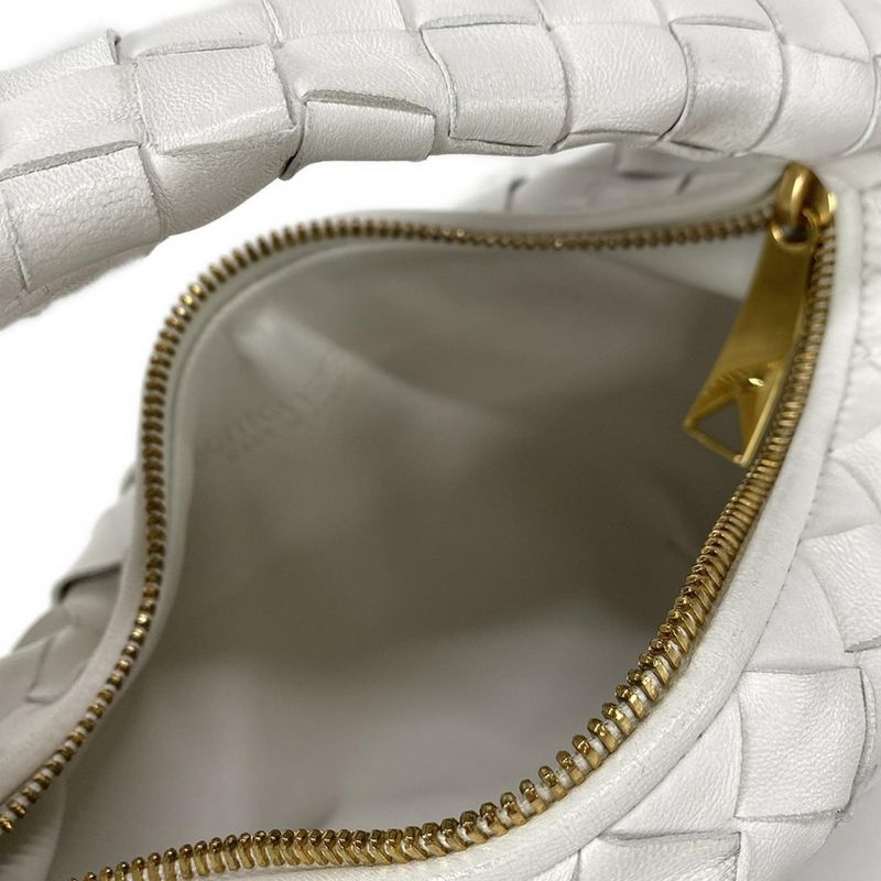 Bottega Veneta Handbag Mini The Jodie White Leather