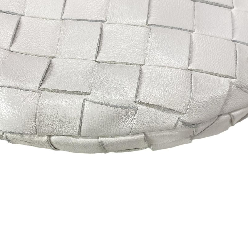 Bottega Veneta Handbag Mini The Jodie White Leather