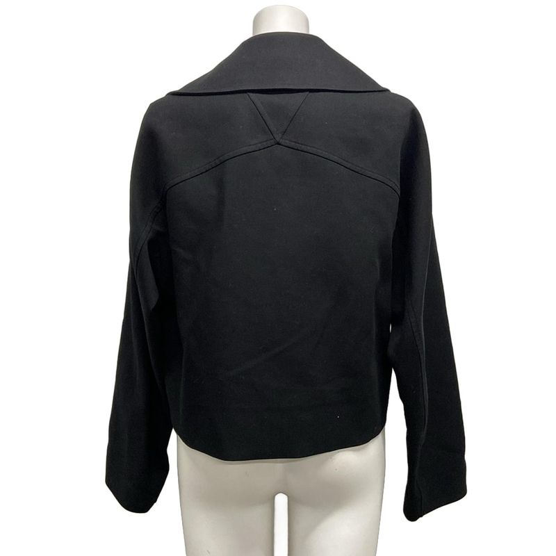 Bottega Veneta Jacket Size 38 S Women's Cropped Double Jacket 686152 Black Long