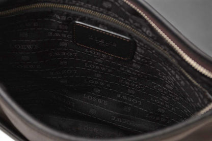 Loewe Shoulder Bag Crossbody Anagram Loewe Bag Dark Brown Vintage