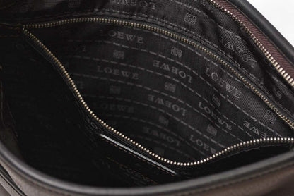 Loewe Shoulder Bag Crossbody Anagram Loewe Bag Dark Brown Vintage