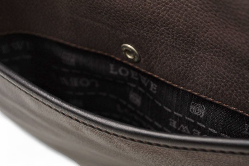 Loewe Shoulder Bag Crossbody Anagram Loewe Bag Dark Brown Vintage