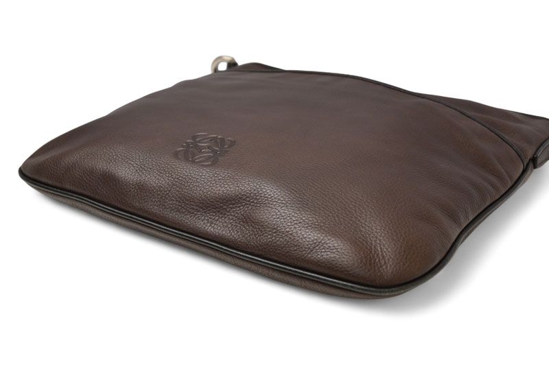 Loewe Shoulder Bag Crossbody Anagram Loewe Bag Dark Brown Vintage