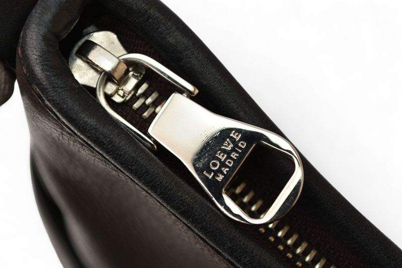 Loewe Shoulder Bag Crossbody Anagram Loewe Bag Dark Brown Vintage