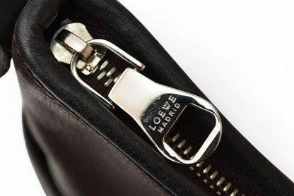 Loewe Shoulder Bag Crossbody Anagram Loewe Bag Dark Brown Vintage