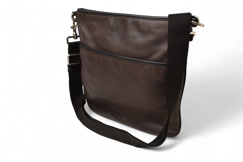 Loewe Shoulder Bag Crossbody Anagram Loewe Bag Dark Brown Vintage