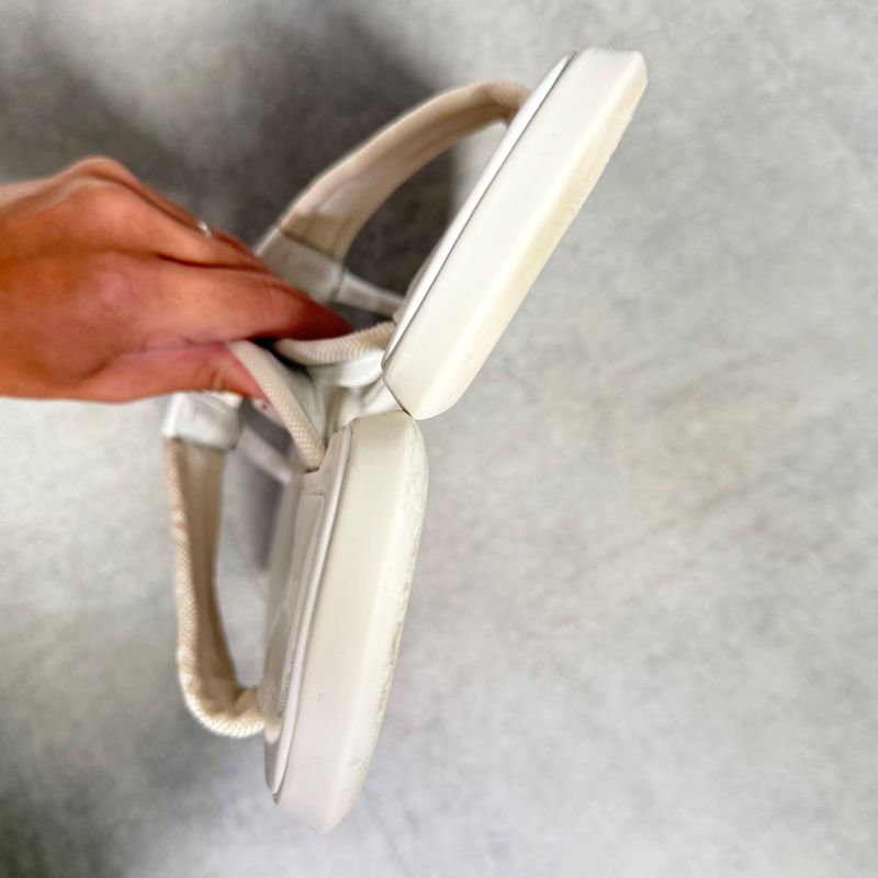 Louis Vuitton Perforated Logo Leather Mesh Sandals Men's 8 27cm (10.63in) White