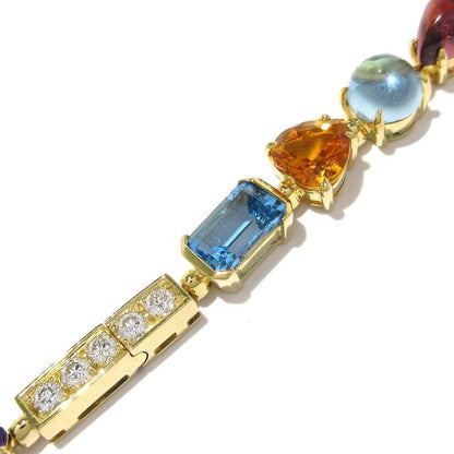 Bvlgari Bracelet Allegra Br852142 18K Yellow Gold×diamond×multi